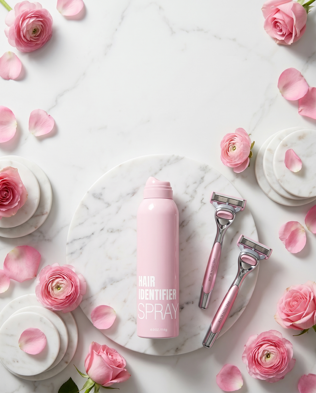 VELUSKIN Reveal Precision Spray — Hair Identifying & Skin Prep Set