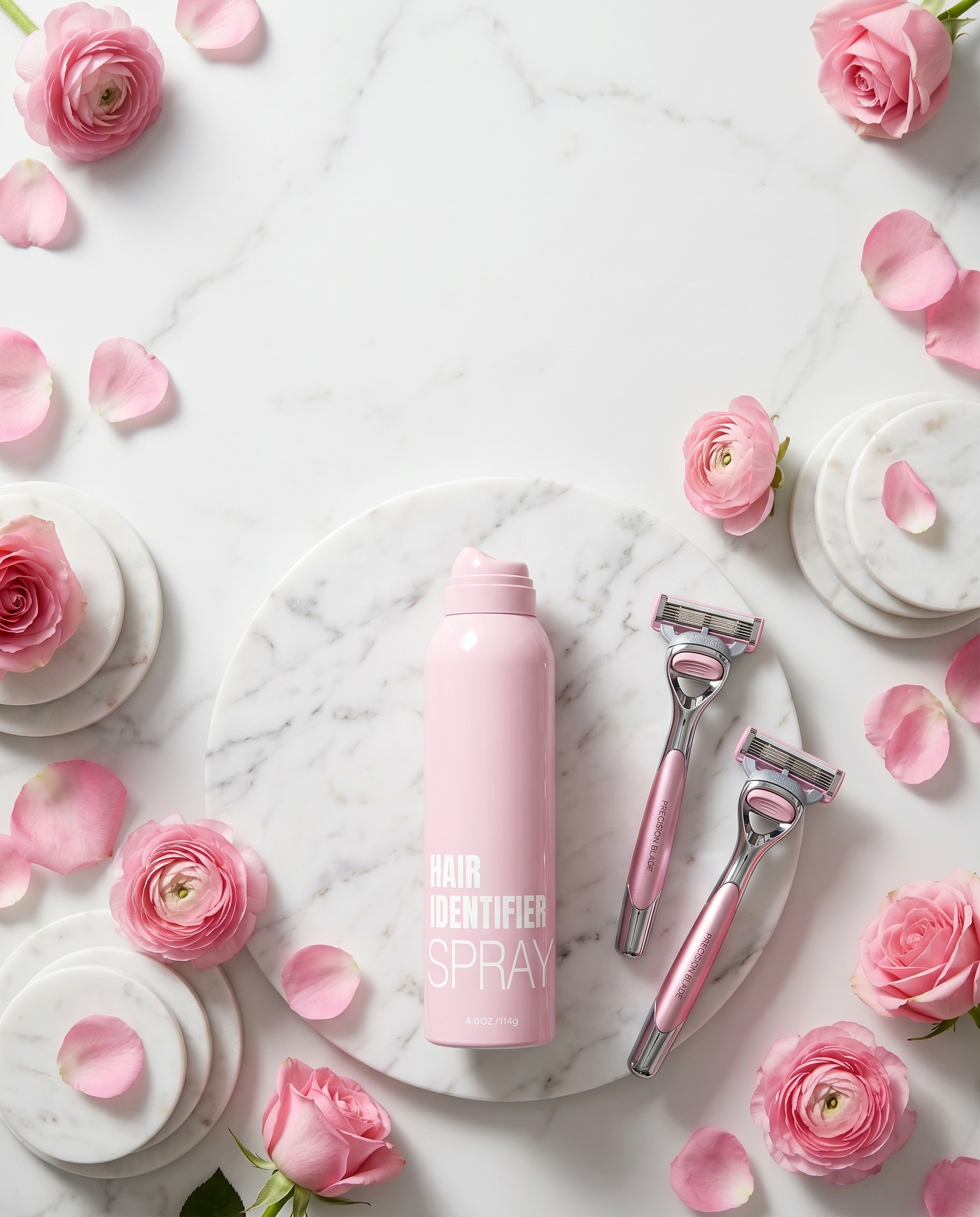 VELUSKIN Reveal Precision Spray — Hair Identifying & Skin Prep Set