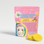VELUSKIN Turmeric Glow Pads — Kojic Acid & Vitamin C Cleansing Set