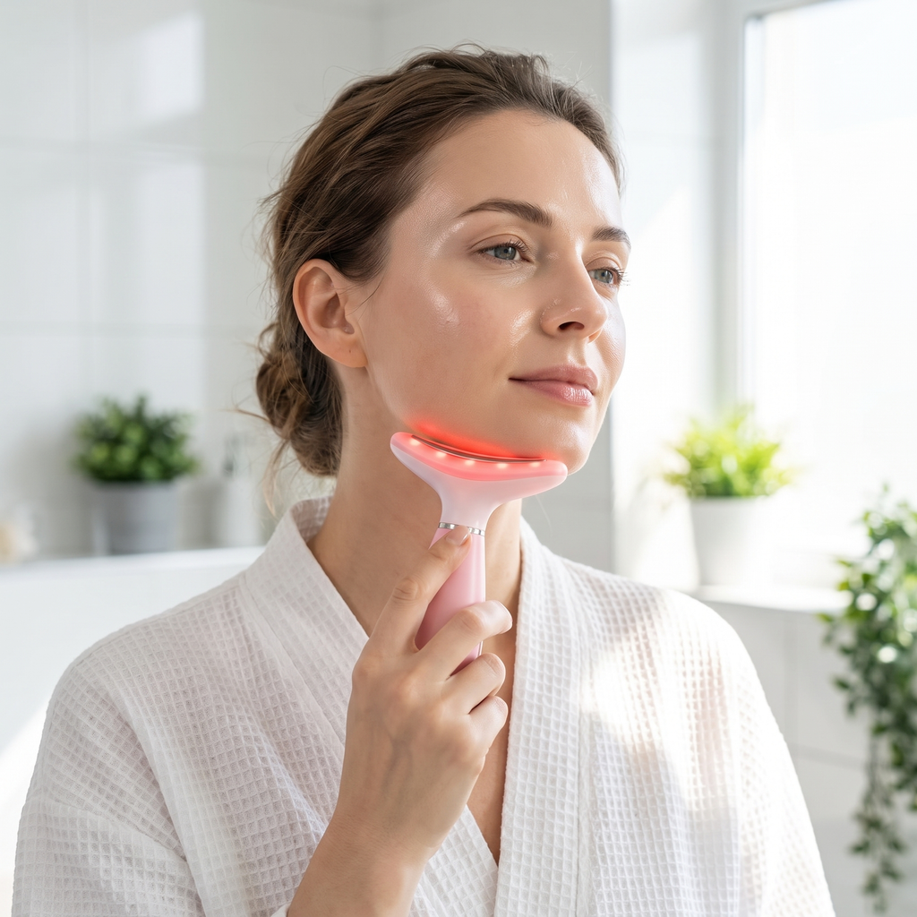VELUSKIN Sculpt Pro — 3-in-1 Heated Face & Neck Massager